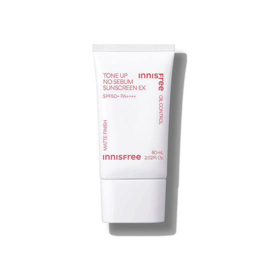 Tone Up No Sebum Sunscreen 60ml - Matte Tinted Sunscreen, Tone Up & Sebum Control