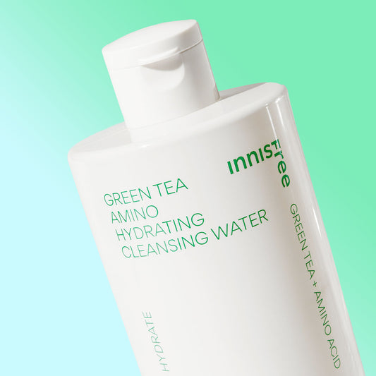 Green Tea Amino Hydrating Cleansing Water 320ml - Hydrating Micellar Water for Daily Cleansing