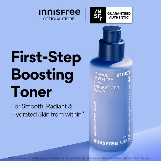 INNISFREE Retinol Green Tea PDRN Skinbooster Toner 170ml - For Pore, Wrinkle & Firming Care