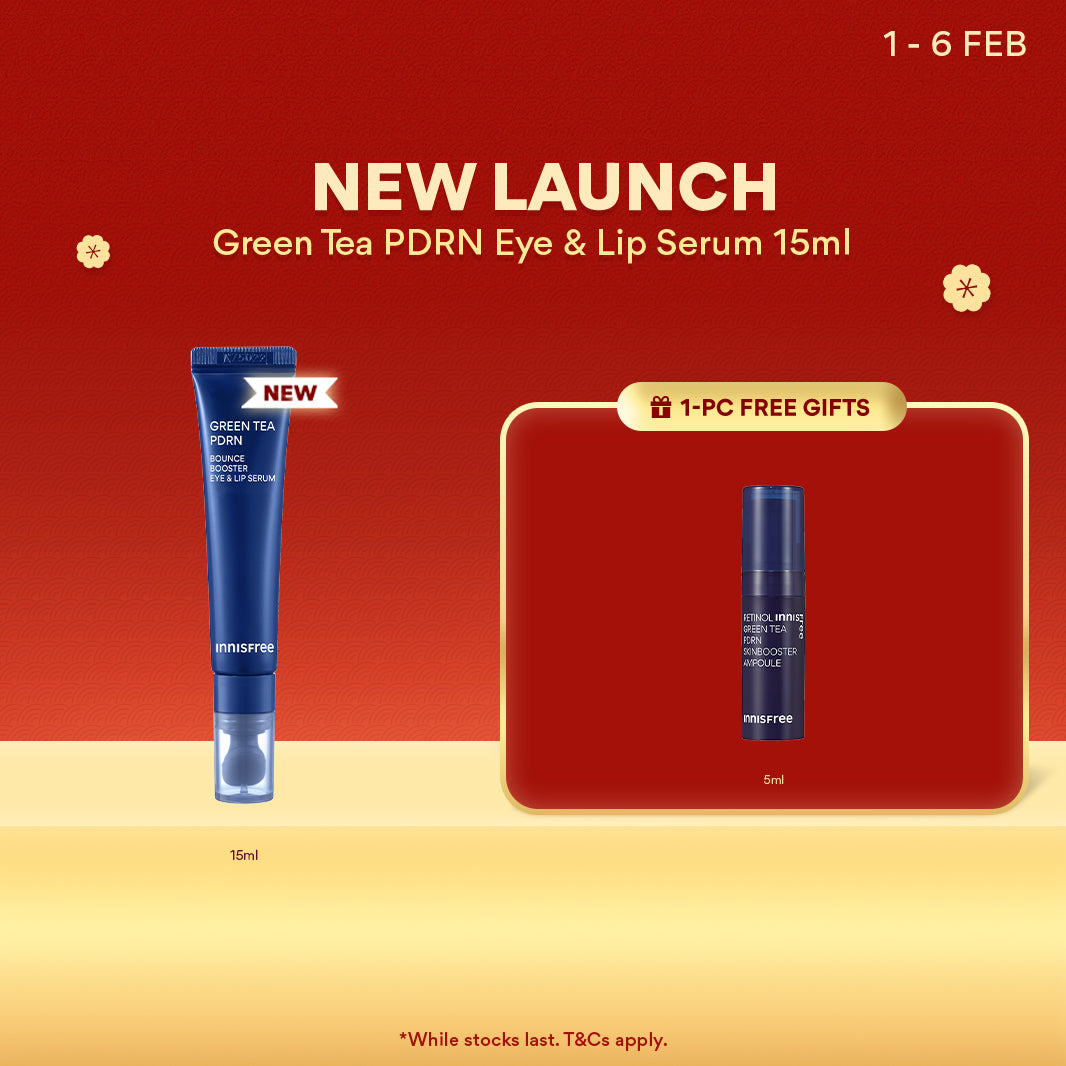 Green Tea PDRN Bounce Booster Eye & Lip Serum 15ml