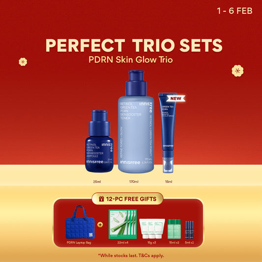 Green Tea PDRN Skin Glow Trio Set + 12-pc Gifts