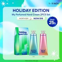 [Pre-Order: HOLIDAY EDITION] Holiday Sparkles My Perfumed Hand Cream 2PCS Set