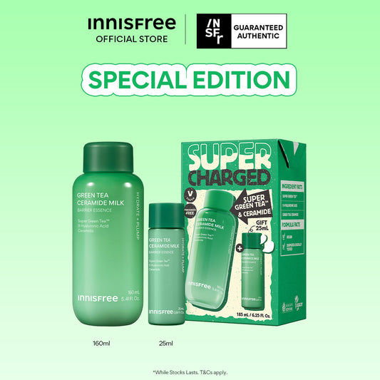 [LIMITED EDITION] Supercharged Green Tea Ceramide Milk Special Set