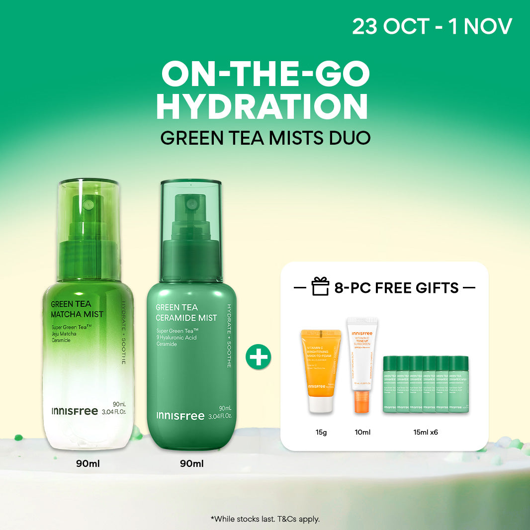 Green Tea Ceramide & Matcha Mist Duo 90ml