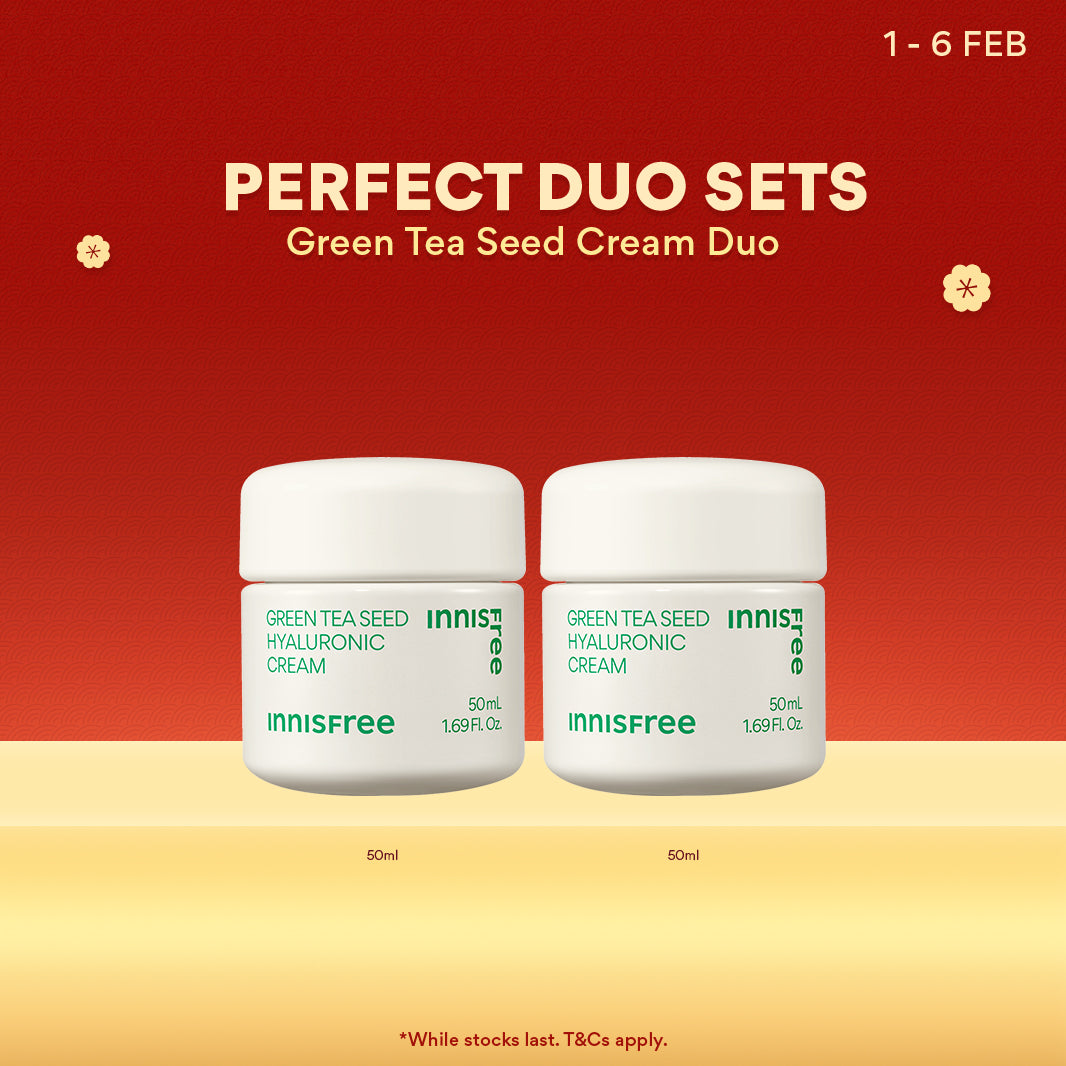 Green Tea Seed Hyaluronic Cream 50ml Duo - Hyaluronic acid, Hydration & Barrier Repair