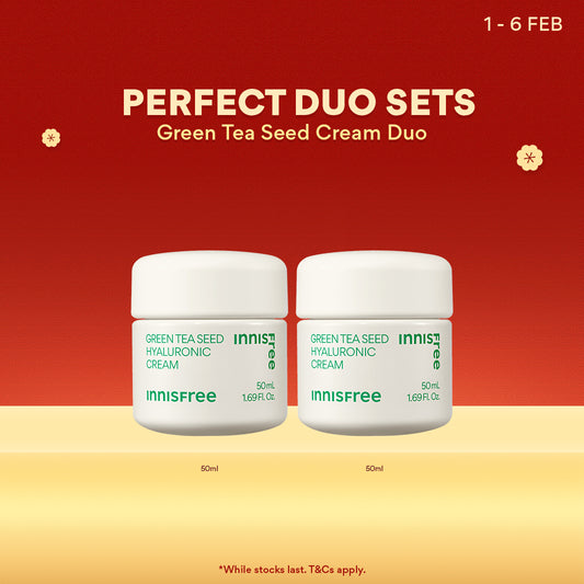 Green Tea Seed Hyaluronic Cream 50ml Duo - Hyaluronic acid, Hydration & Barrier Repair