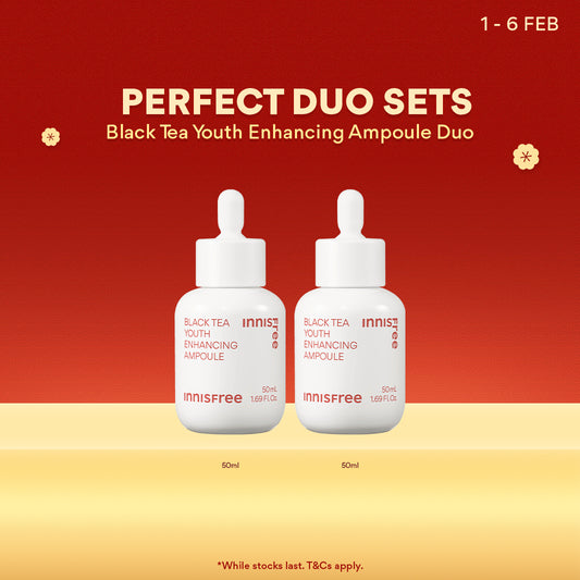 Black Tea Youth Enhancing Ampoule 50ml Duo - Anti aging, Wrinkles, Fine lines