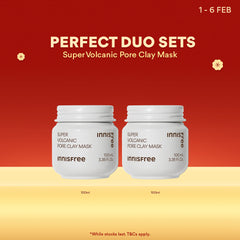 Super Volcanic Pore Clay Mask 100ml Duo - Pores, Sebum, Deep cleansing