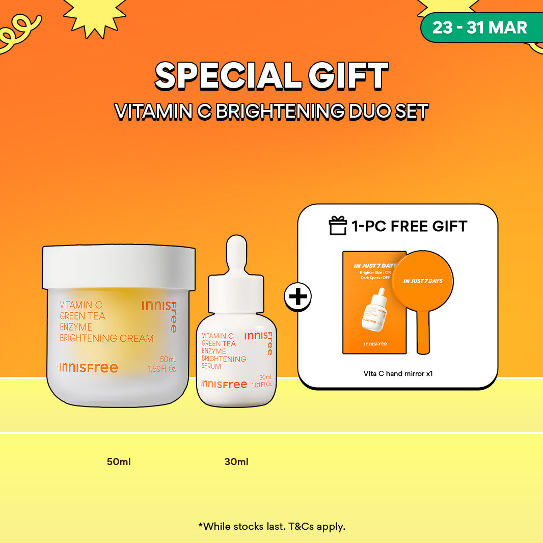 [GIFT] Vitamin C Brightening Duo Set - Dark Spot Serum & Cream for Dull & Sensitive skin