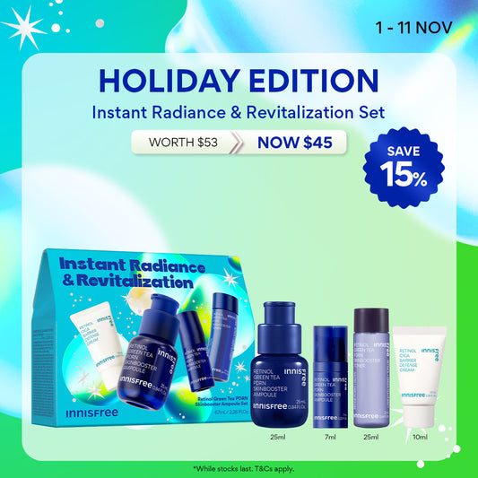 [HOLIDAY EDITION] Green Tea PDRN Ampoule 25ml + 3PCS Travel-size