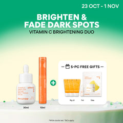 Vitamin C Brightening Serum & Eye Serum Duo - Dark Spot Serum, Eye Serum for brighter under-eyes