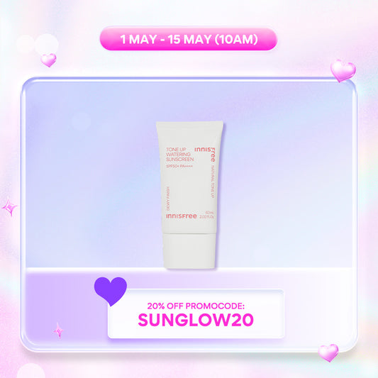 Tone Up Watering Sunscreen SPF50+ PA++++ 60ml