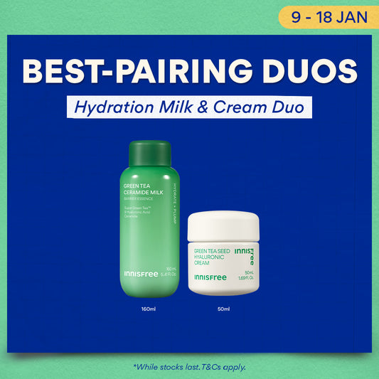 Hydration Milk & Cream Duo - Milk Essence, Hyaluronic Cream for Barrier Repair