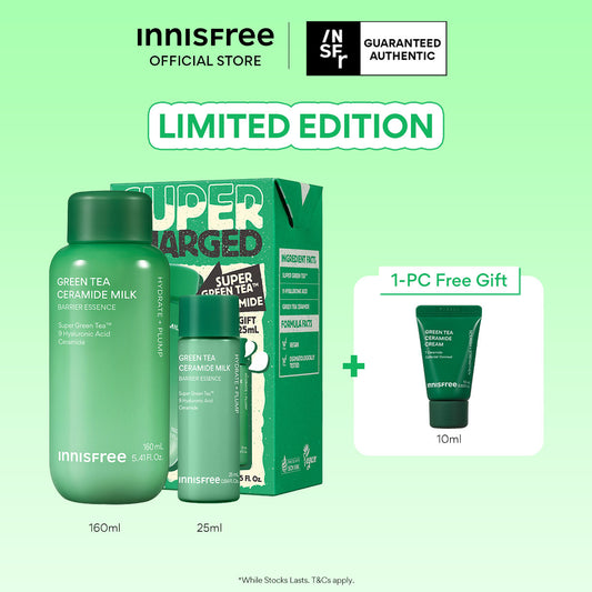 [LIMITED EDITION] Green Tea Ceramide Milk Set - Limited Edition, Toner for Hydration & Barrier Repair