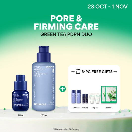 PDRN Firming Duo Set - Skin booster Toner, Ampoule for pore, wrinkles, fine lines
