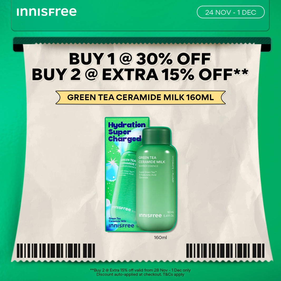 [BLACK FRIDAY SALE] Supercharged Green Tea Ceramide Milk Set