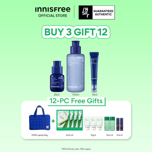 Green Tea PDRN Skin Glow Trio Set + 12-pc Gifts