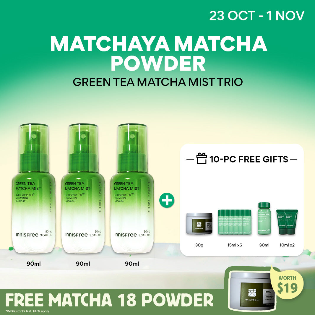 [MATCHAYA MATCHA POWDER] Green Tea Mists Trio Sets