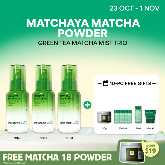 [MATCHAYA MATCHA POWDER] Green Tea Mists Trio Sets