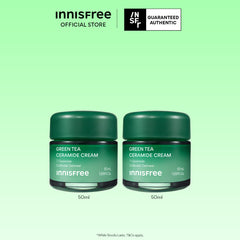 Green Tea Ceramide Cream Duo 50ml - Moisturizer, Hydration & Barrier Repair