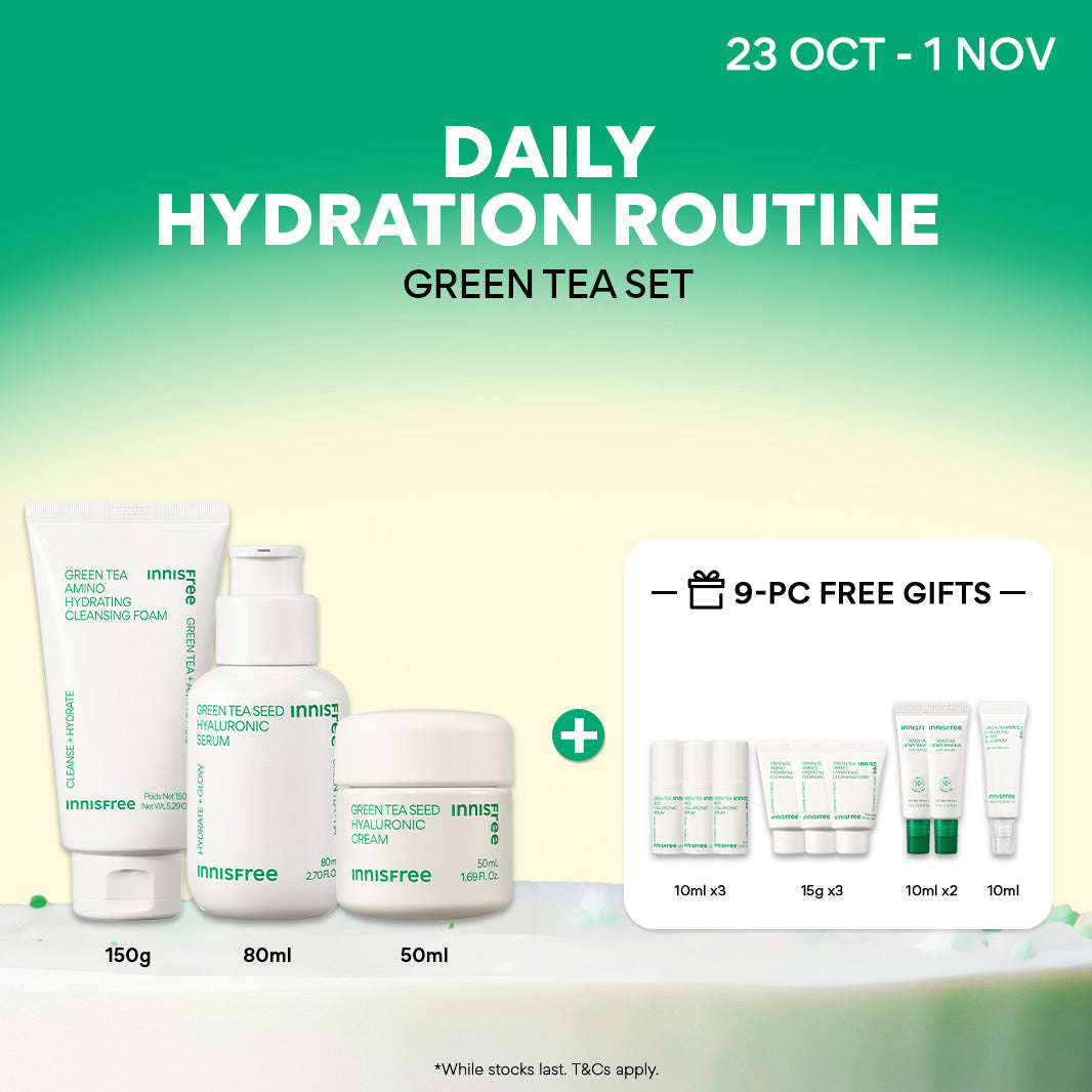 Green Tea Daily Hydration Skincare Routine