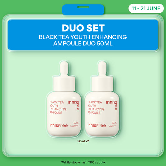 Black Tea Youth Enhancing Ampoule 50ml Duo - Anti aging, Wrinkles, Fine lines
