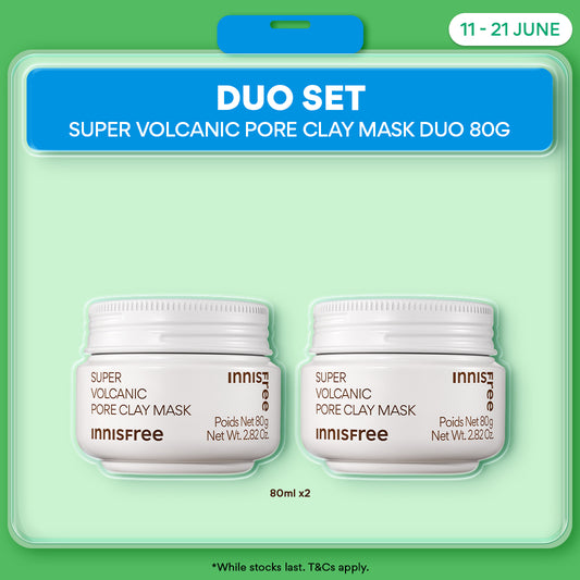 Super Volcanic Pore Clay Mask 80g Duo