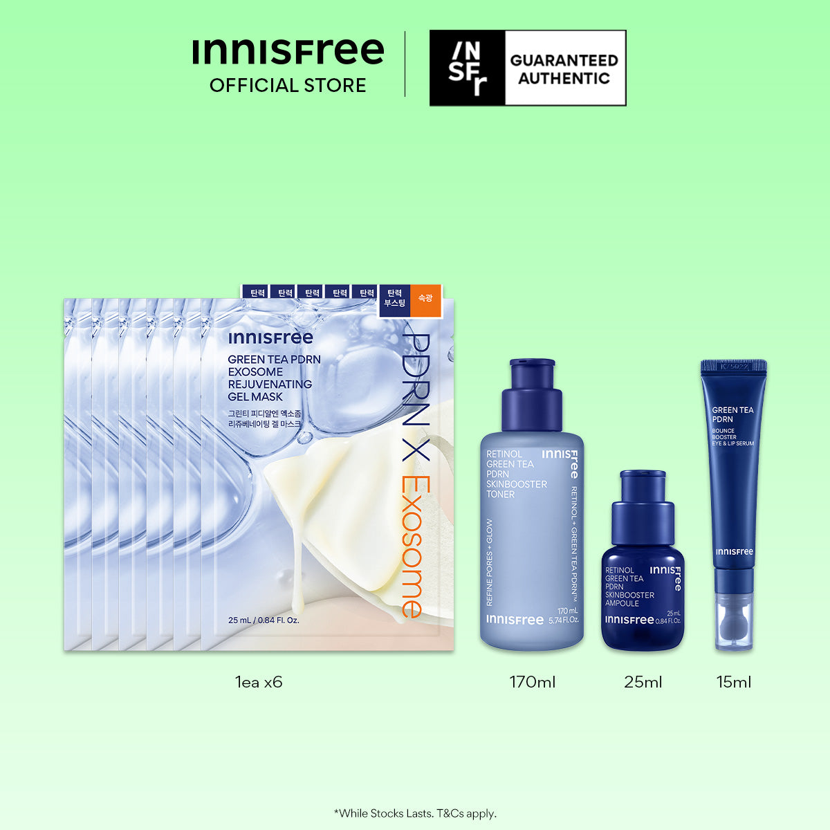 Green Tea PDRN Firming Family Set
