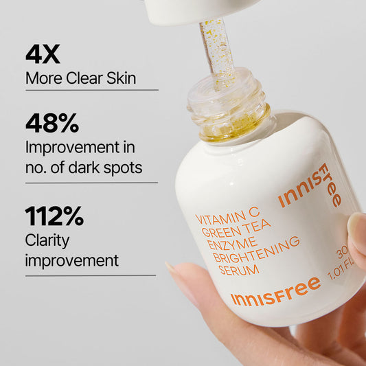 Vitamin C Daily Brightening Set - Cleanser, Toner Pad, Serum & Cream for Dark Spot Care