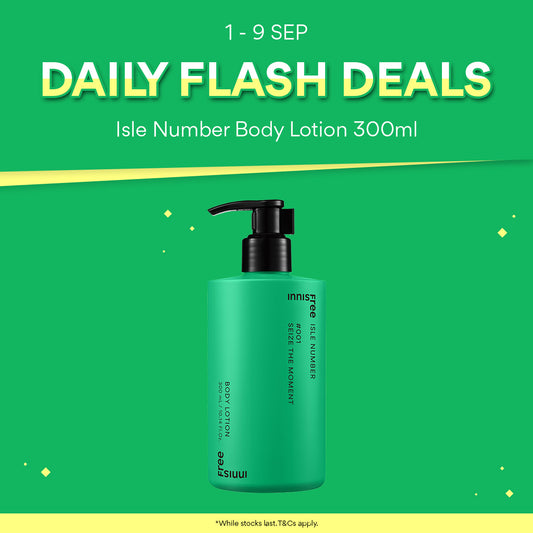 [FLASH DEAL - Seize The Moment only] Isle Number Body Lotion 300ml