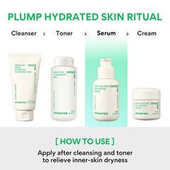 Green Tea Daily Hydration Set - Cleanser, Hyaluronic Serum, Ceramide Milk Toner & Cream