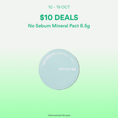 [10-19 Oct: $10 Deal] No-Sebum Mineral Pact 8.5g