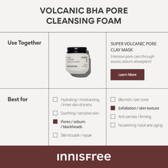 Volcanic BHA Pore Cleansing Foam 150g