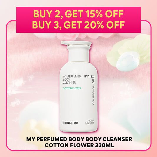 [22-28 Feb Payday Sale] My Perfumed Body Body Cleanser Cotton Flower 330ml