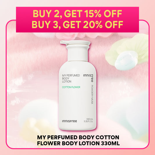 [22-28 Feb Payday Sale] My Perfumed Body Cotton Flower Body Lotion 330ml