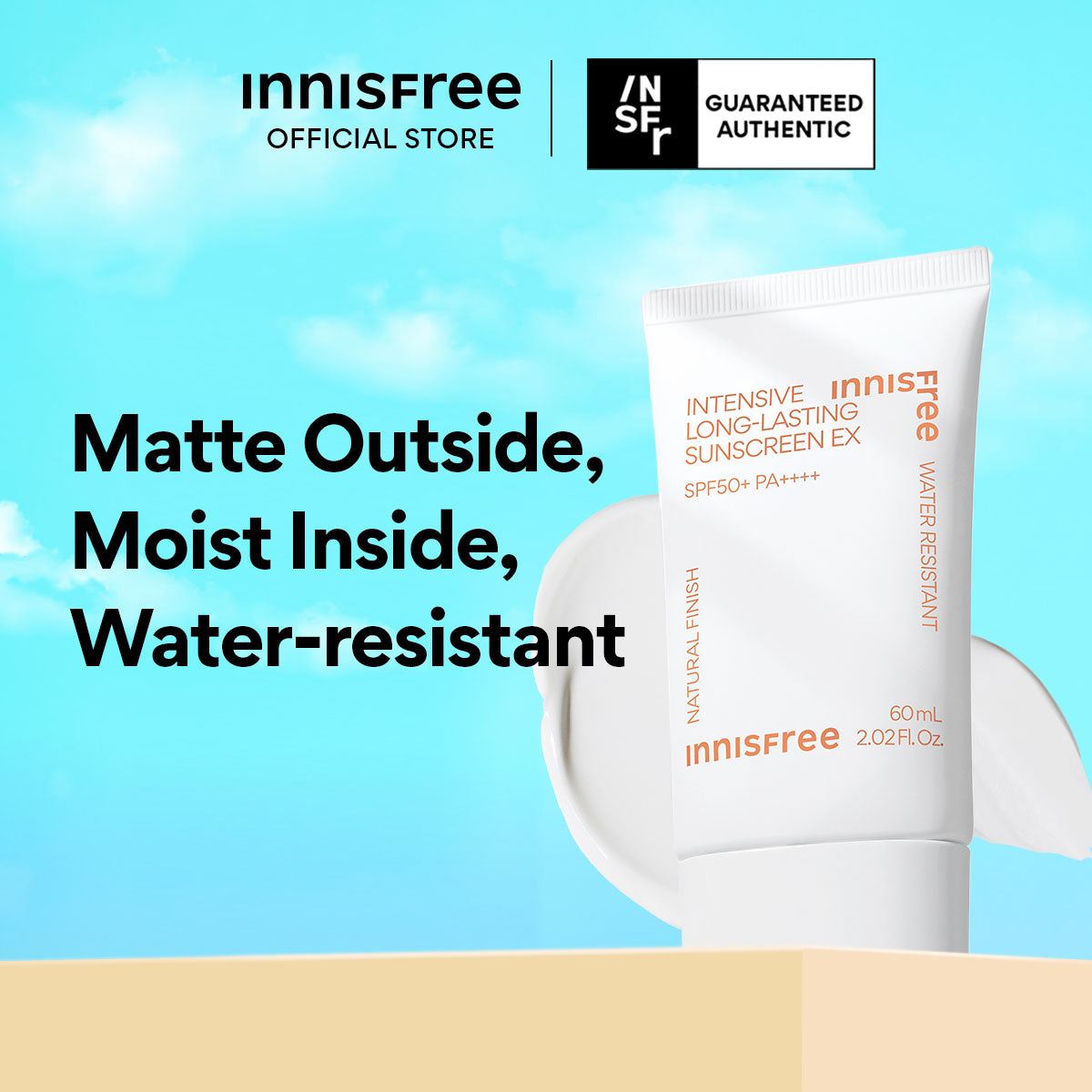 Intensive Leisure Sun Stick 18g - Water Resistant, Easy Sunscreen Reapplication