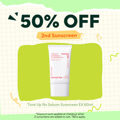 Tone Up No Sebum Sunscreen EX SPF50+ PA++++ 60ml