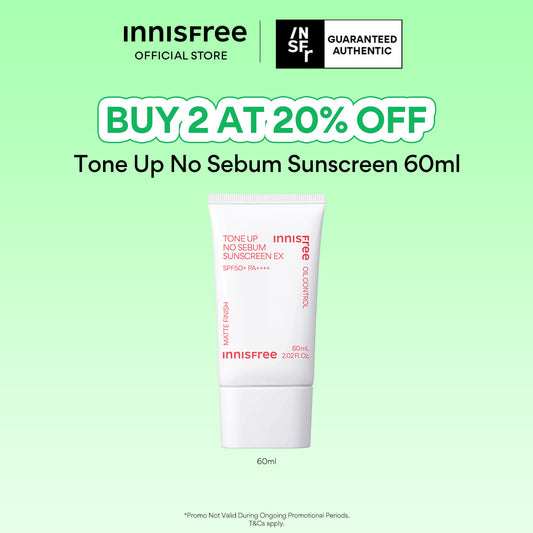 Tone Up No Sebum Sunscreen EX SPF50+ PA++++ 60ml | Tinted sunscreen