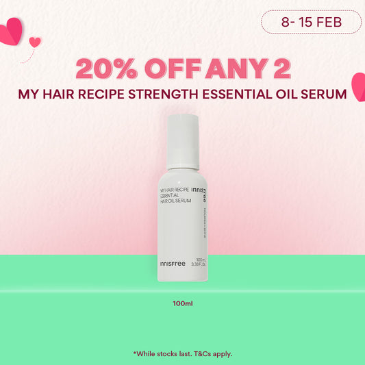 My Hair Recipe Strength Essential Oil Serum 100ml - Hair Styling for Dry & Frizzy Hair