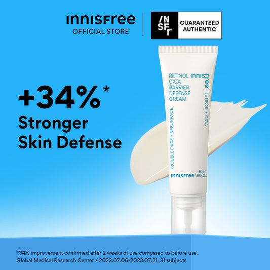 Retinol Cica Barrier Defense Cream 50ml – Moisturiser for Soothing Barrier Repair & Blemish Care