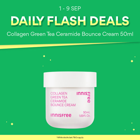[8 SEP FLASH DEAL] Collagen Green Tea Ceramide Bounce Cream 50ml