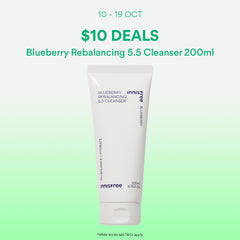 [10-19 Oct: $10 Deal] (Online Exclusive) Blueberry Rebalancing 5.5 Cleanser 200ml - For Healthy Skin pH & All Skin Types