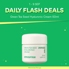 [6 SEP FLASH DEAL] Green Tea Seed Hyaluronic Cream 50ml