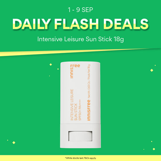 [3 SEP FLASH DEAL] Intensive Leisure Sun Stick SPF50+ PA++++