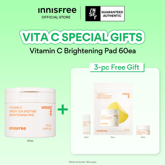Vitamin C Green Tea Enzyme Brightening Pad 60ea