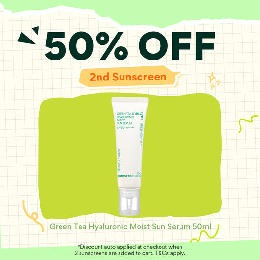 Green Tea Hyaluronic Moist Sun Serum SPF50+ PA++++ 50ml