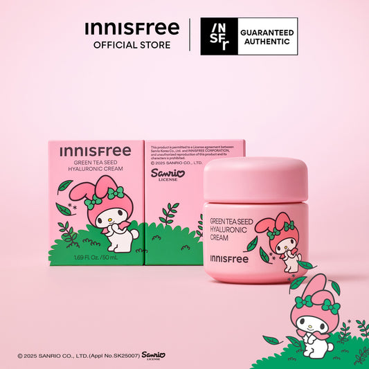 [My Melody Edition] INNISFREE Green Tea Seed Hyaluronic Cream 50ml