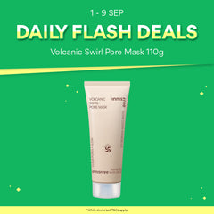 [1 SEP FLASH DEAL] INNISFREE Volcanic Swirl Pore Mask 110g - Hydrating Pore Cleansing & Pore Tightening