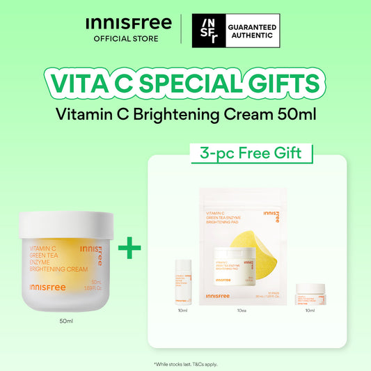 INNISFREE Vitamin C Green Tea Enzyme Brightening Cream 50ml