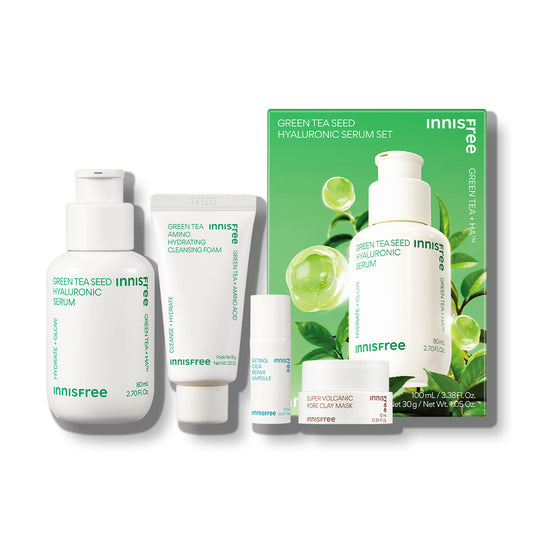(LIMITED EDITION ON MAY) INNISFREE Green Tea Seed Hyaluronic Serum Special Set